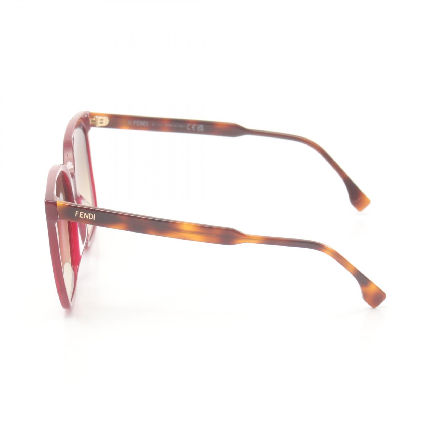 Fendi Plastic Sunglasses Red/Brown