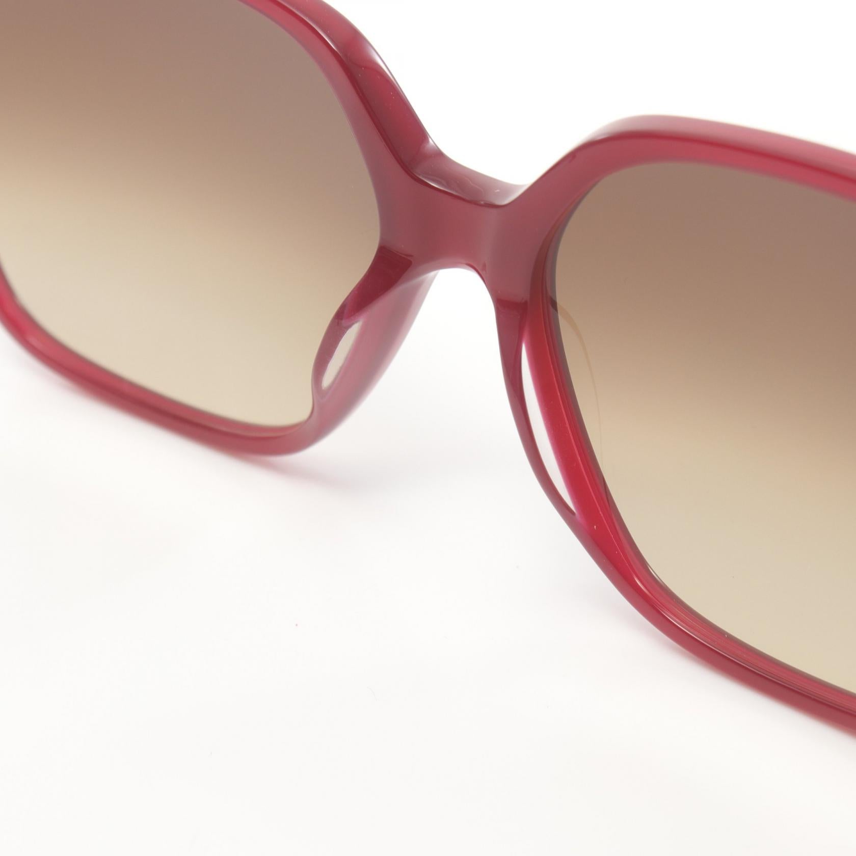 Fendi Plastic Sunglasses Red/Brown