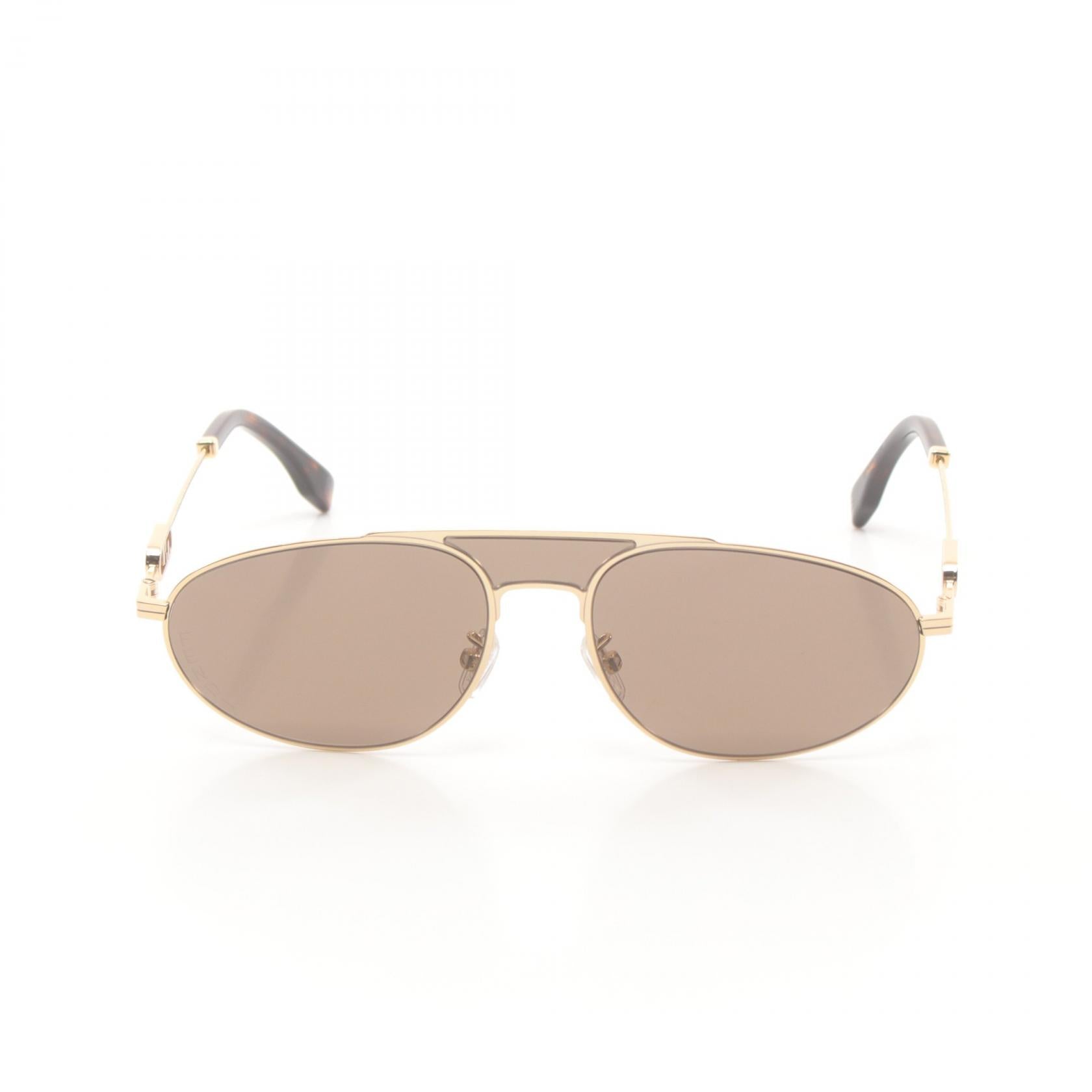 Fendi O'Lock Sunglasses Gold/Brown