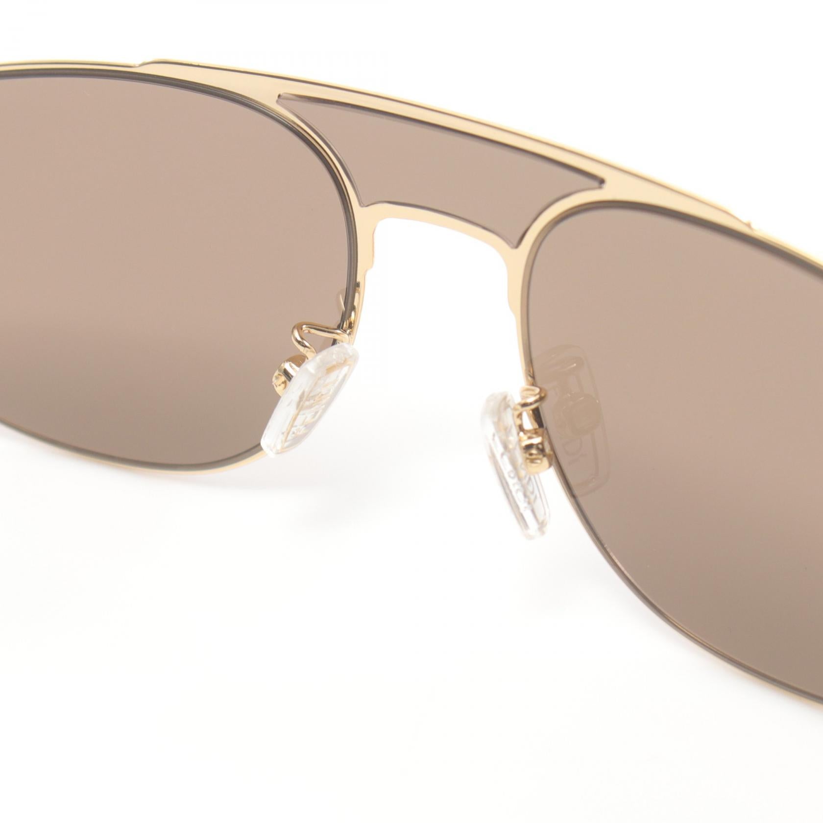 Fendi O'Lock Sunglasses Gold/Brown