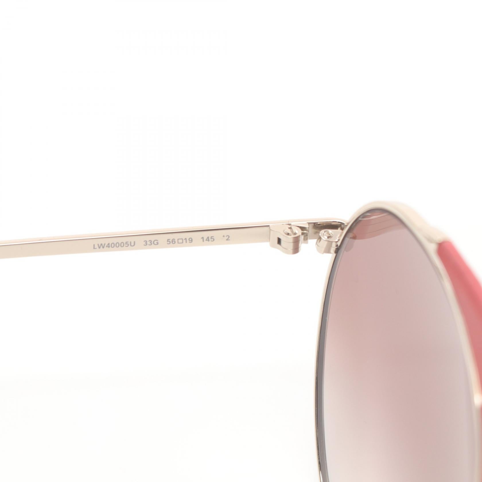 Loewe Leather Metal Sunglasses LW40005U