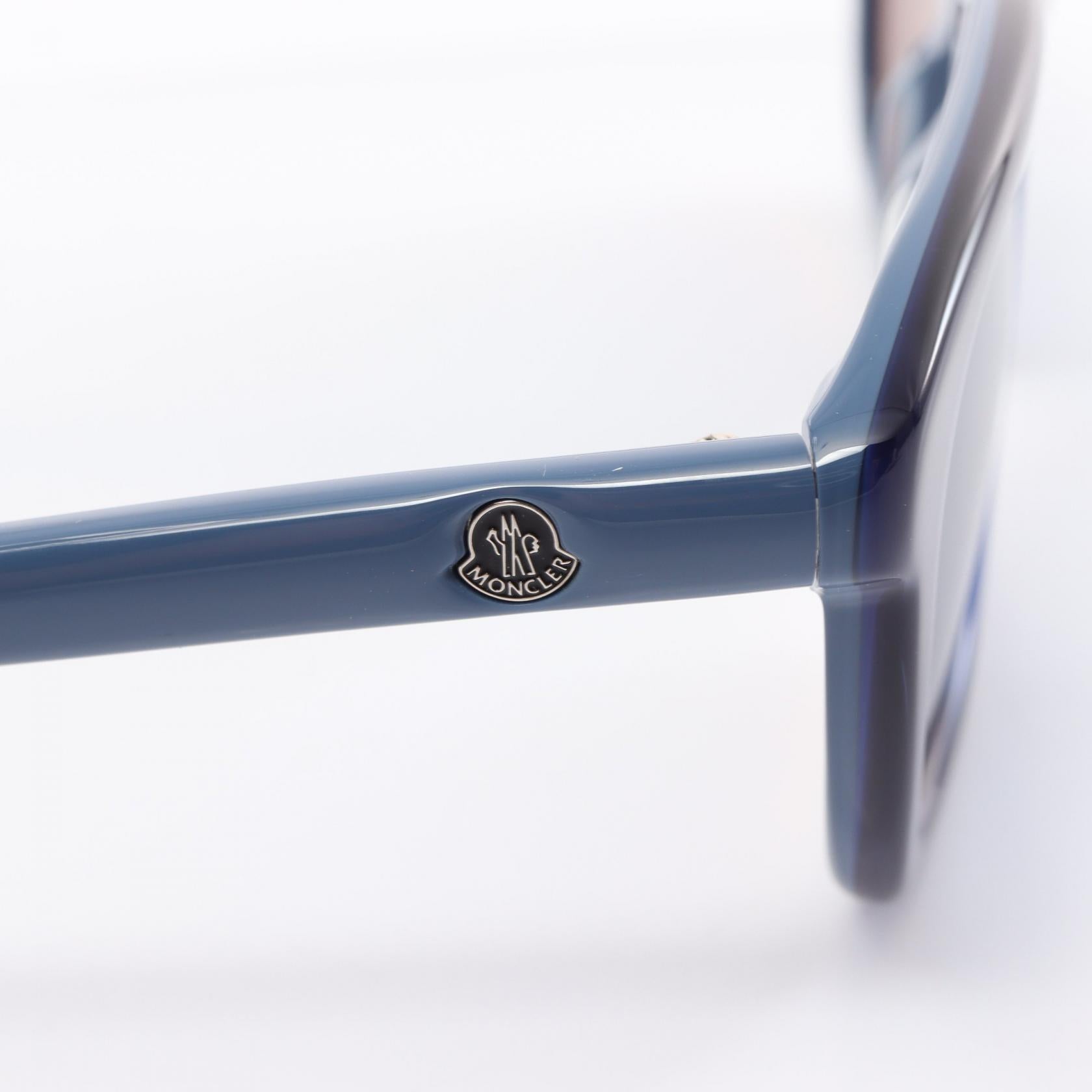 Moncler Plastic Sunglasses Blue 0118 92X