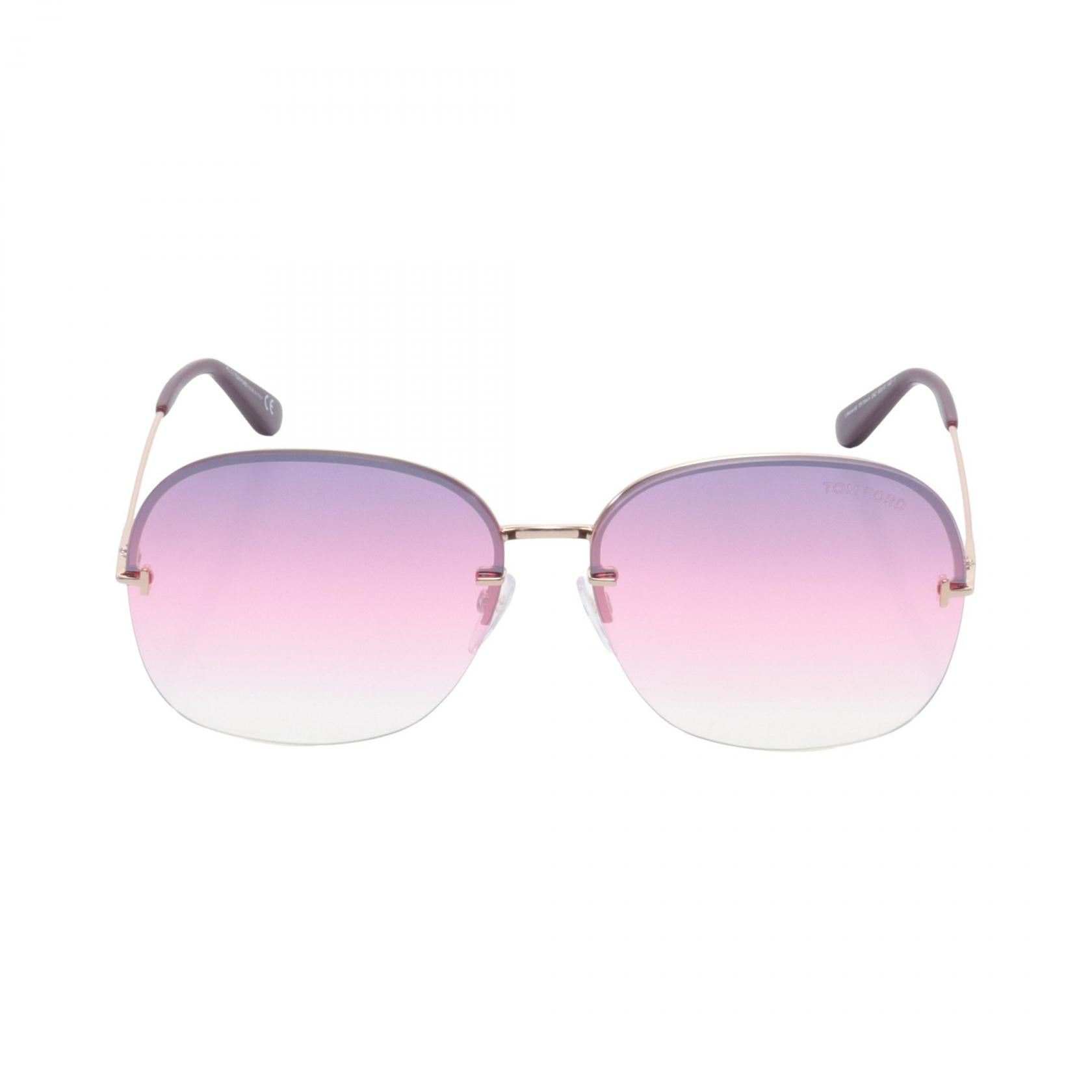 Tom Ford Lilliana Sunglasses Gold Bordeaux