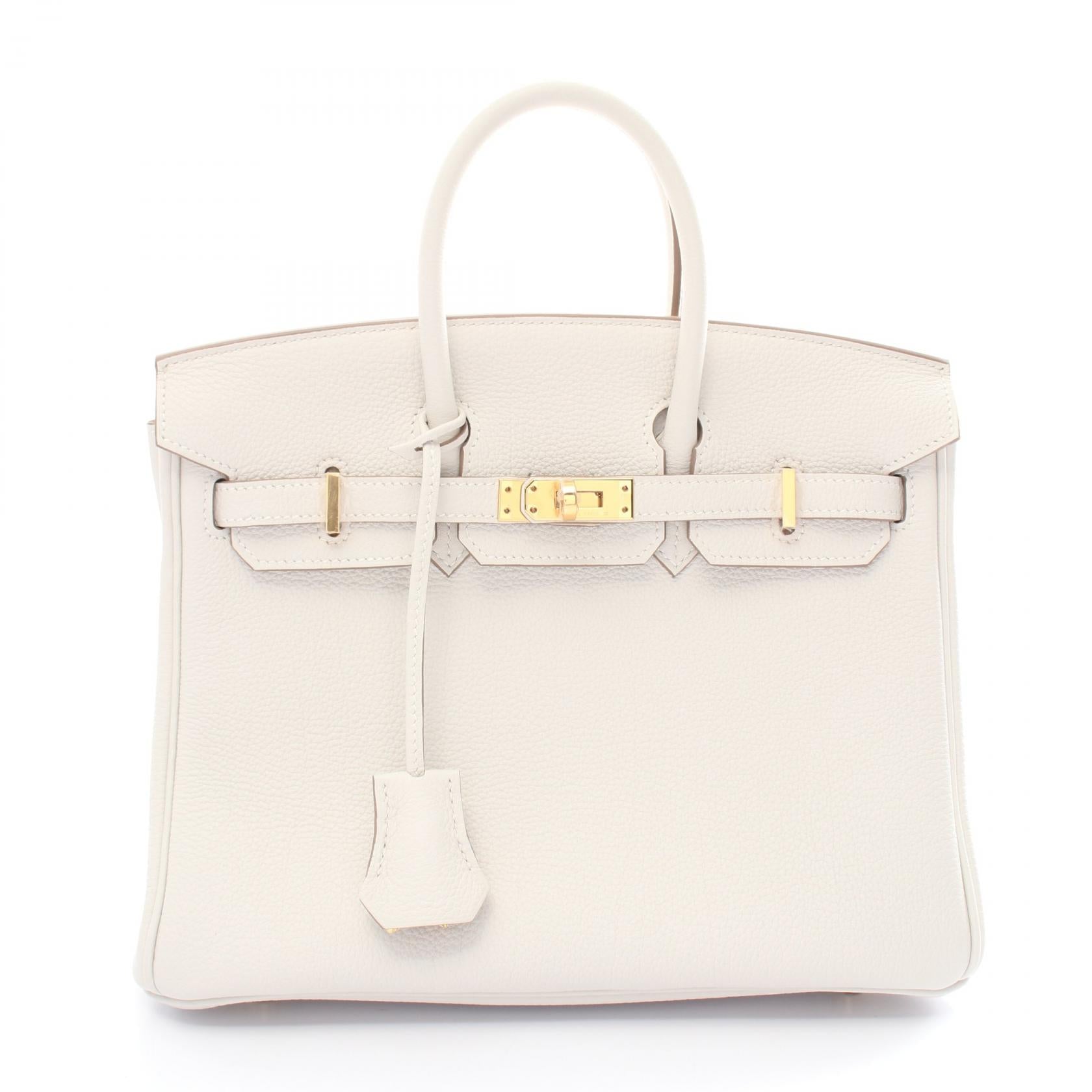 Hermes Birkin 25 Togo Handbag Grey