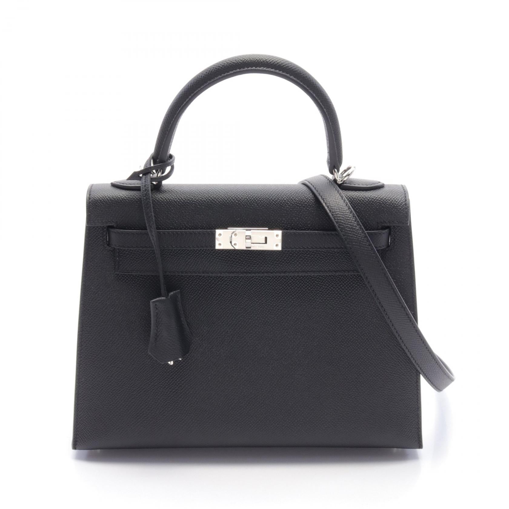 Hermes Kelly 25 Handbag Black