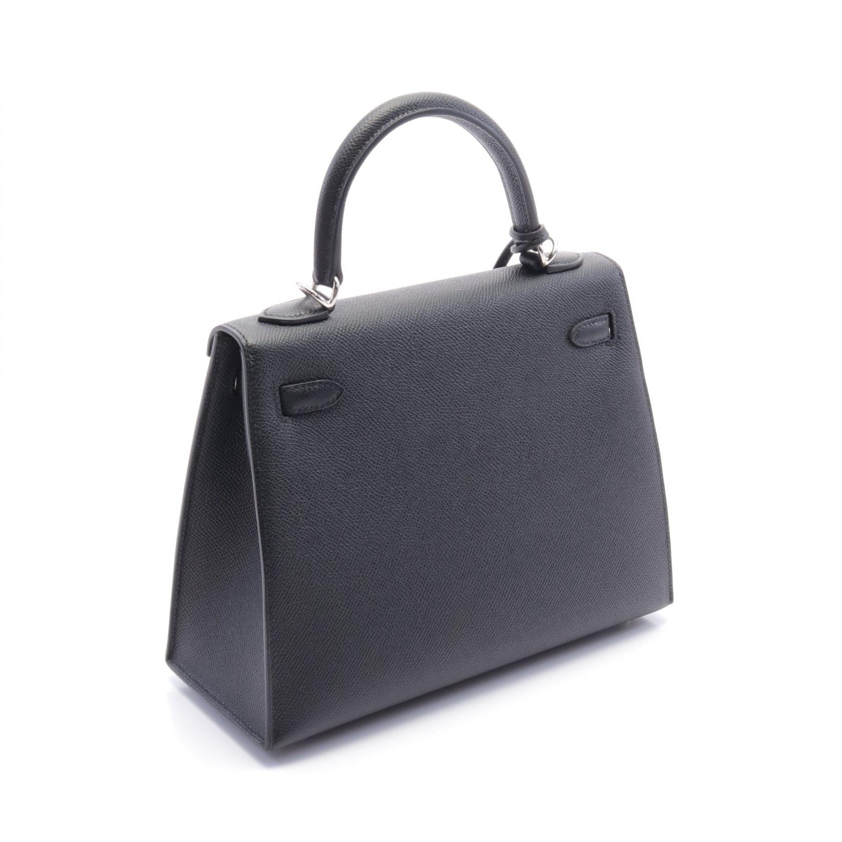 Hermes Kelly 25 Handbag Black