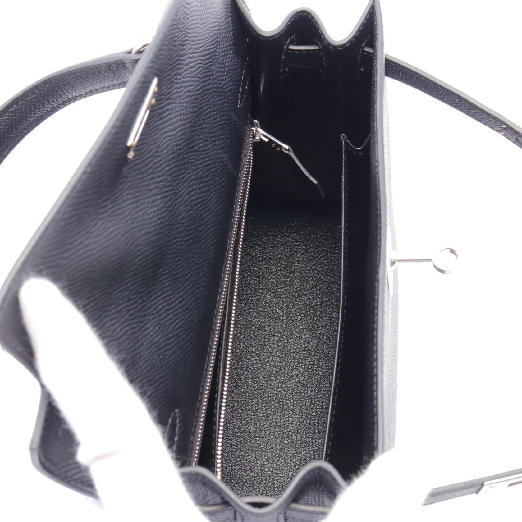 Hermes Kelly 25 Handbag Black