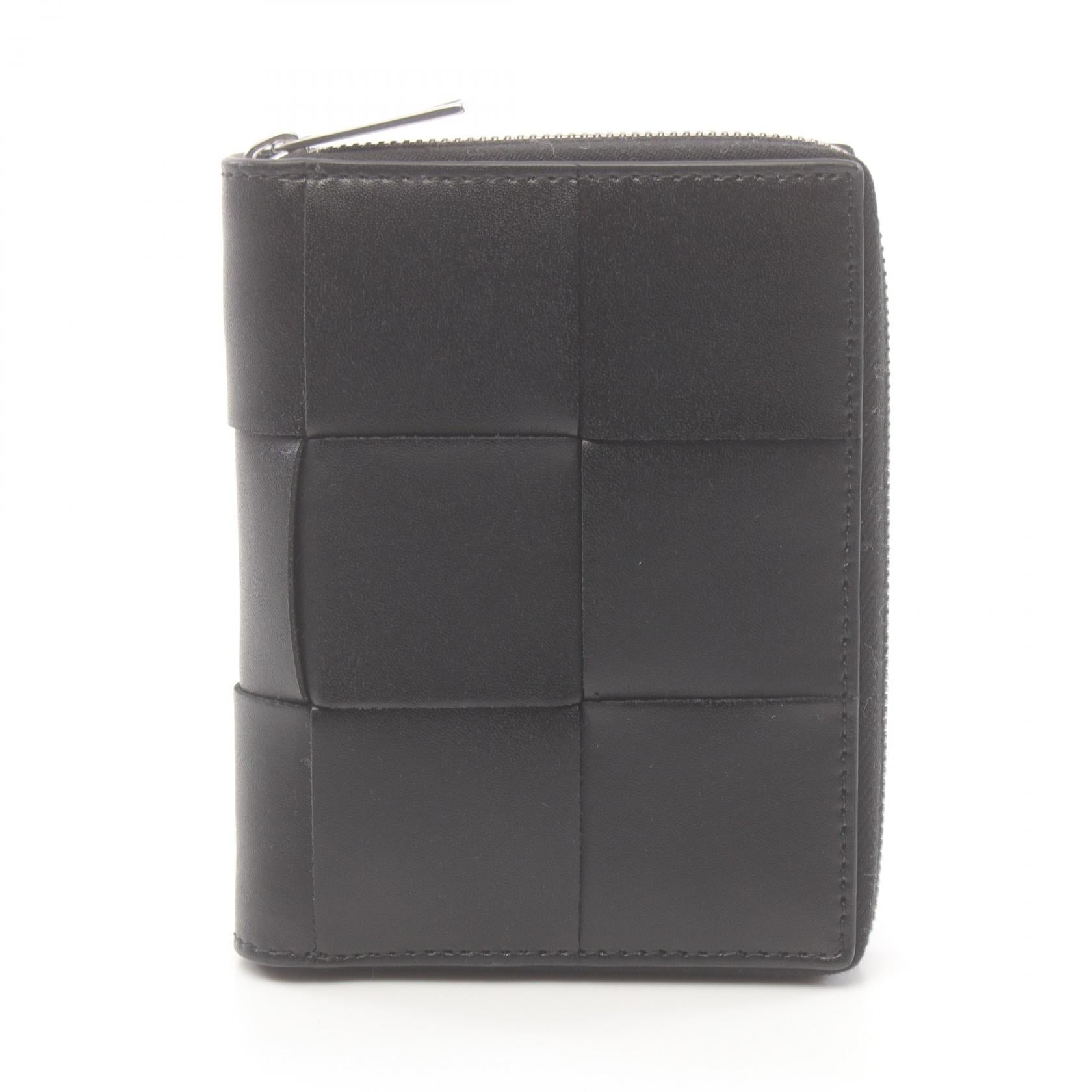 Bottega Veneta Leather Wallet Black