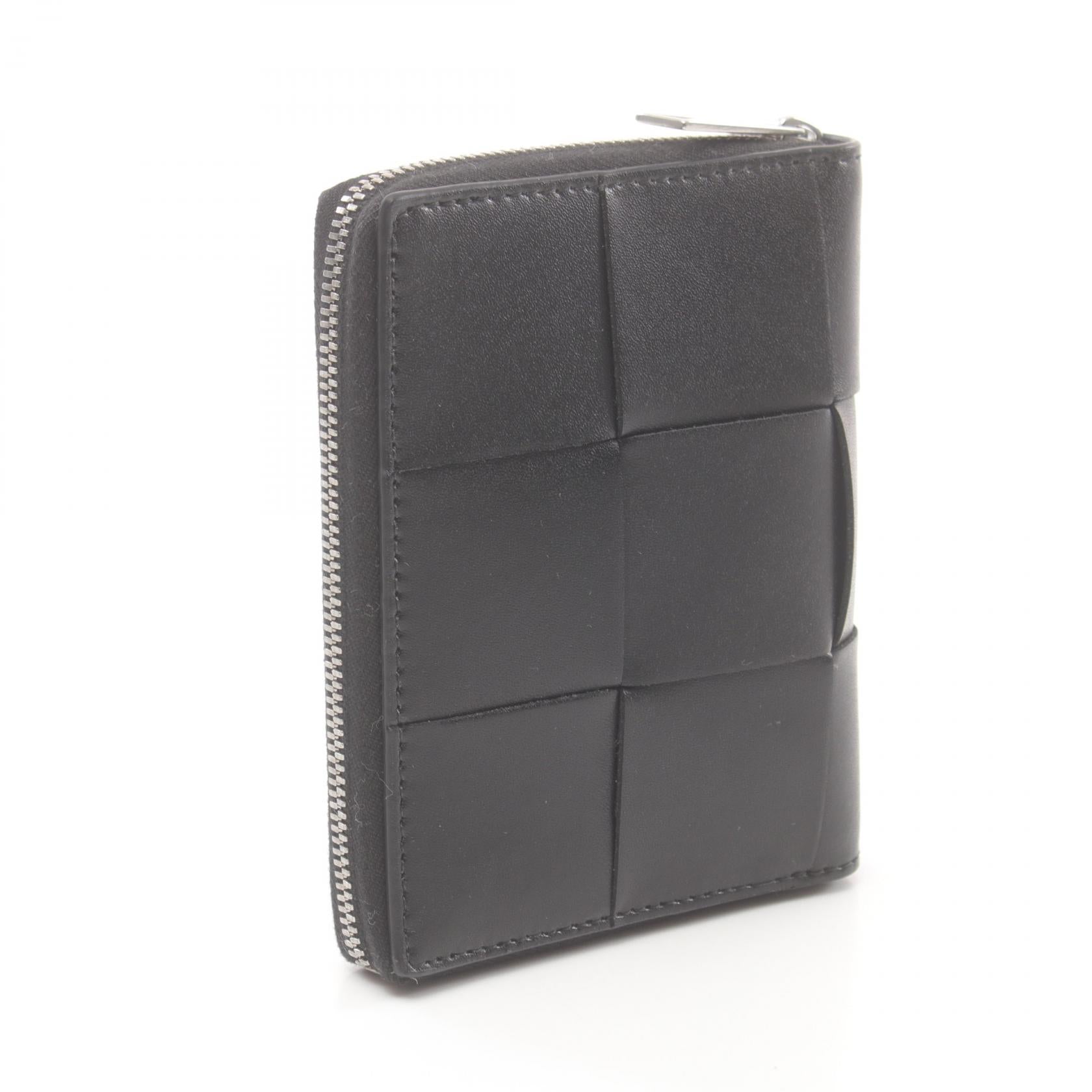 Bottega Veneta Leather Wallet Black