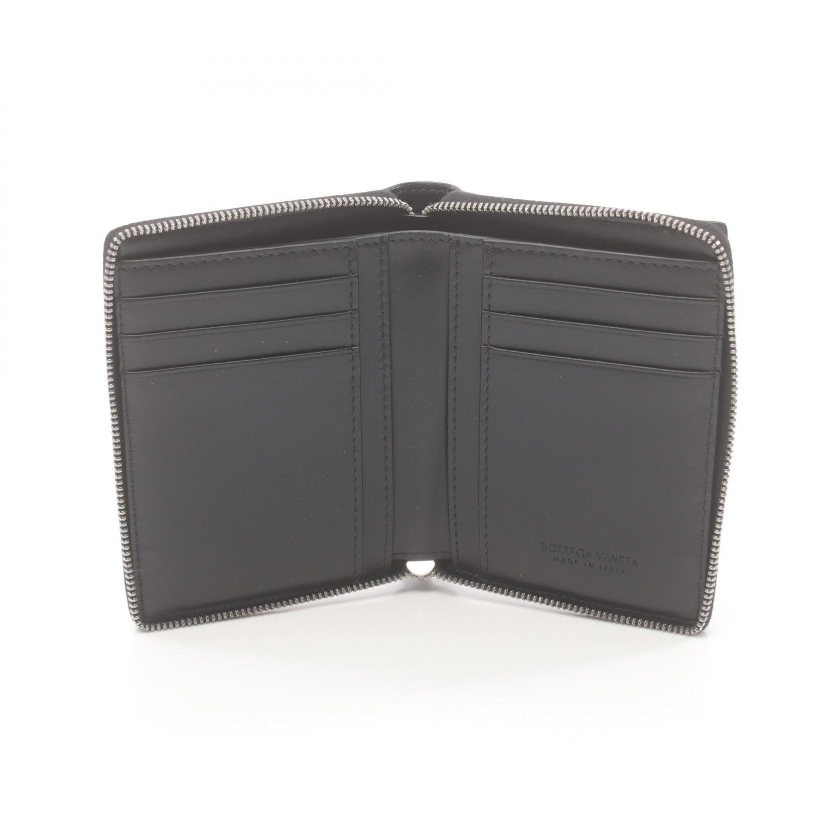 Bottega Veneta Leather Wallet Black