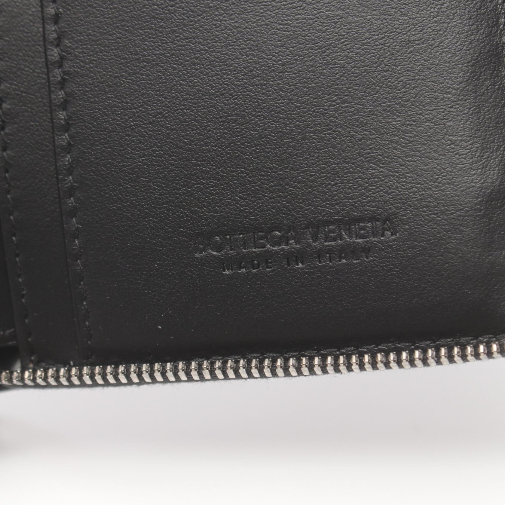 Bottega Veneta Leather Wallet Black