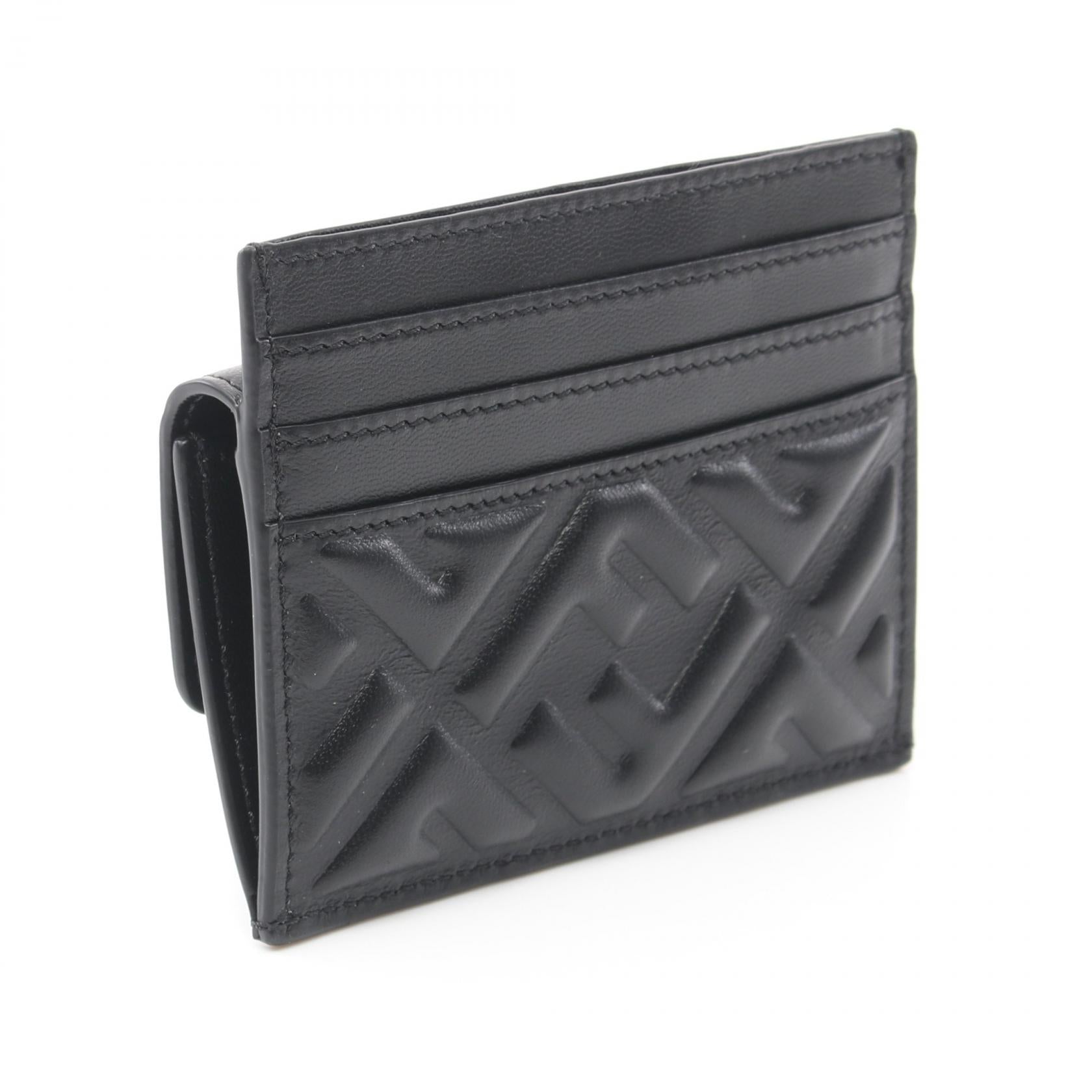 Fendi Leather Baguette Card Case