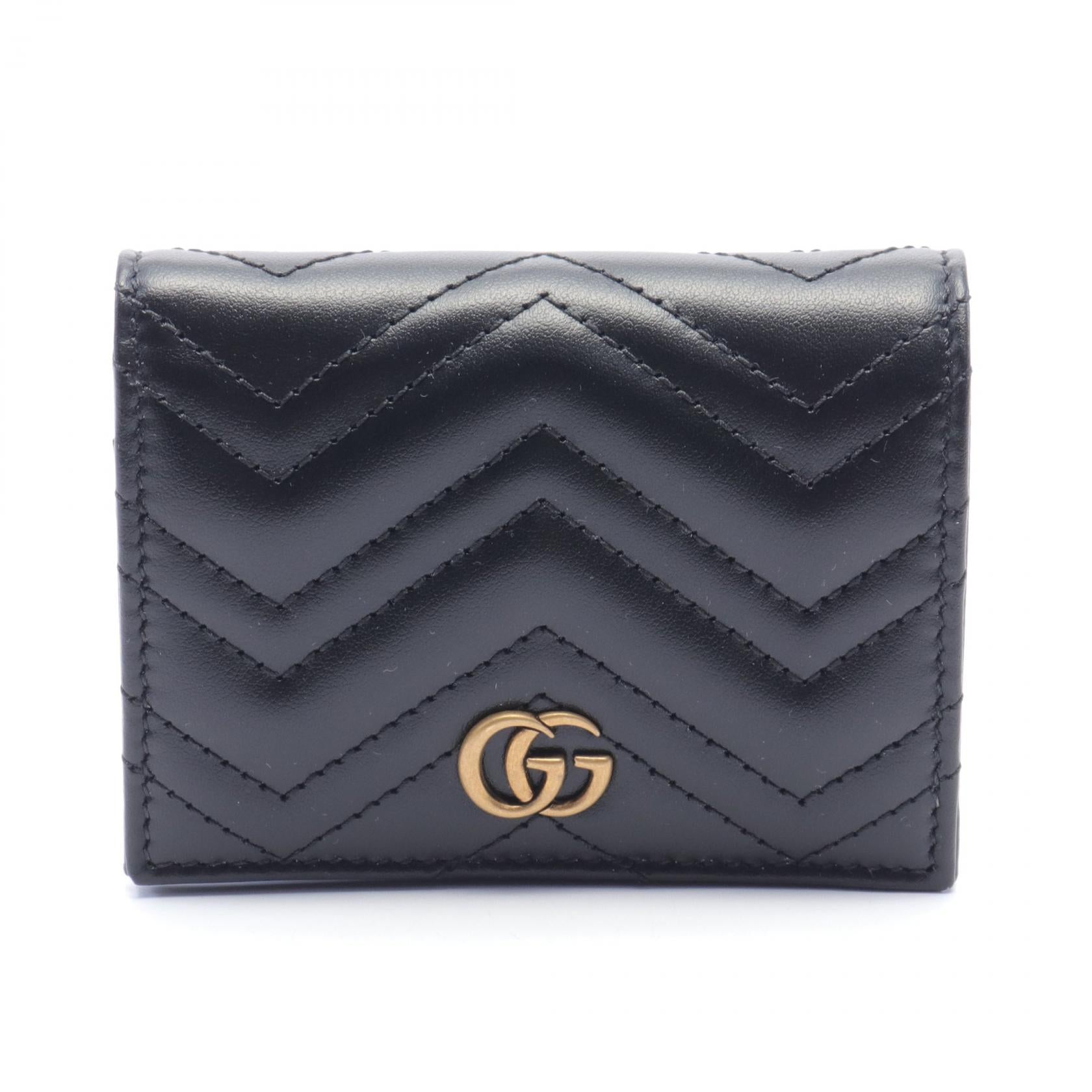 Gucci GG Marmont Leather Wallet Black