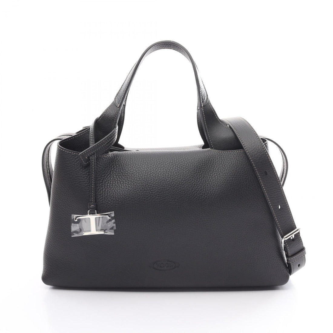 Tod's Leather Medium Handbag Black