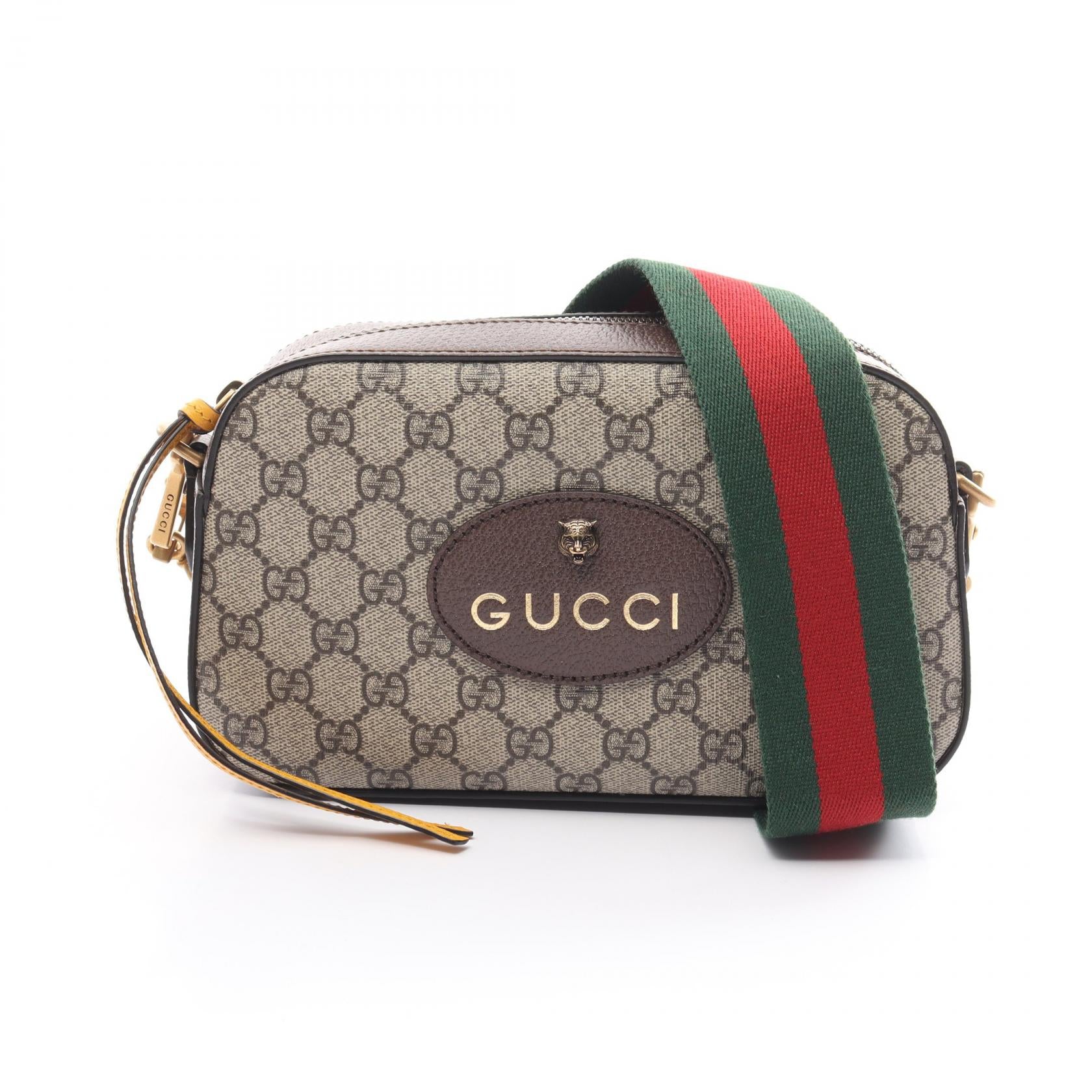 Gucci GG Kaleidoscope Shoulder Bag PVC Canvas Leather