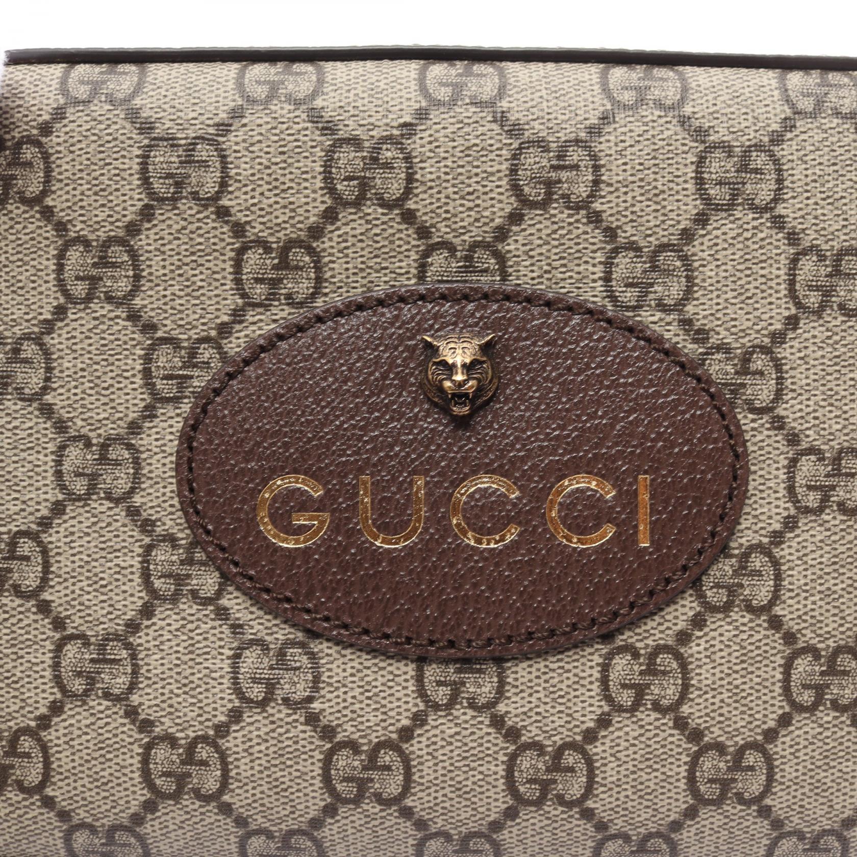 Gucci GG Kaleidoscope Shoulder Bag PVC Canvas Leather