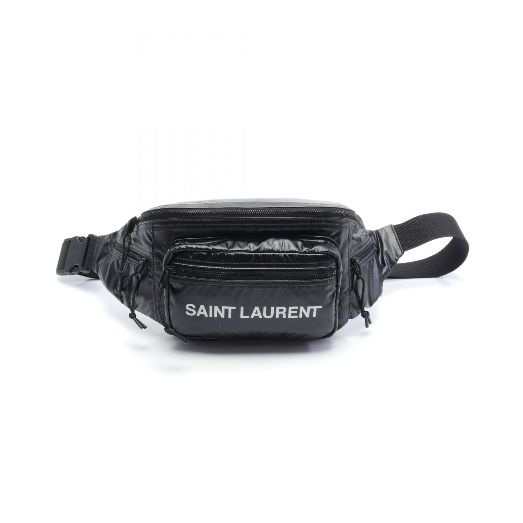 Saint Laurent Polyamide Waist Bag Black