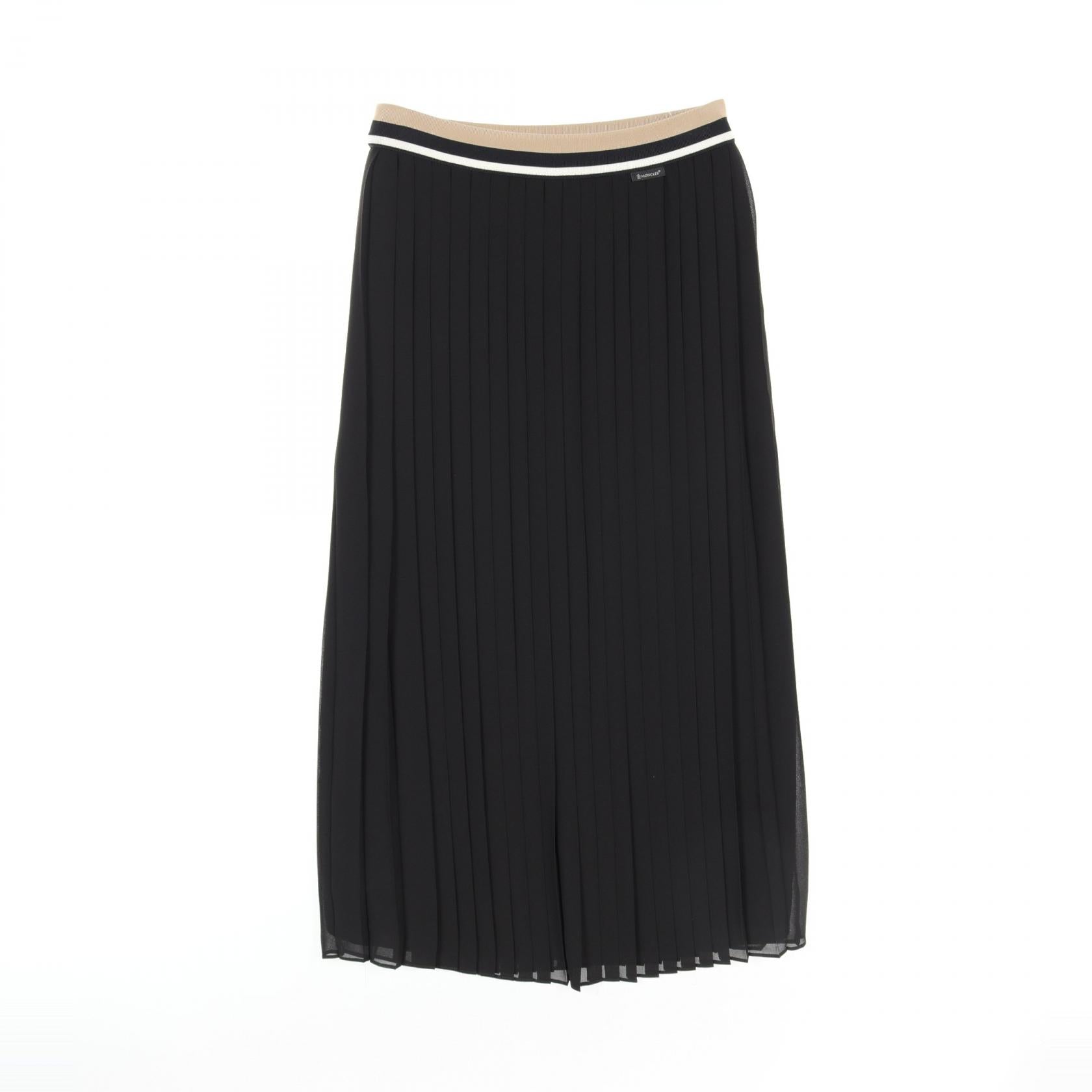 Moncler GONNA Skirt Polyester Black/Beige/White