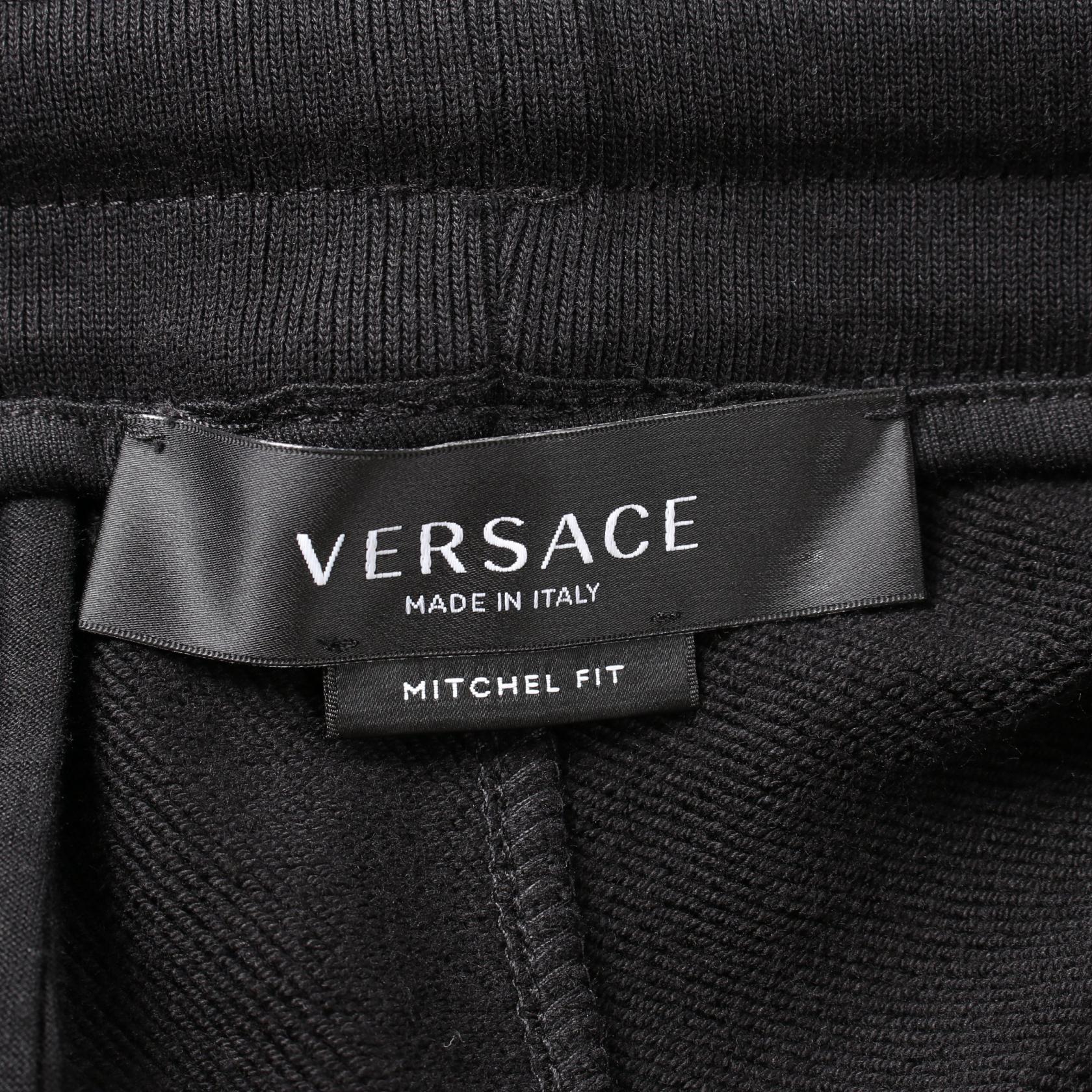 Versace Cotton Pants Black Men