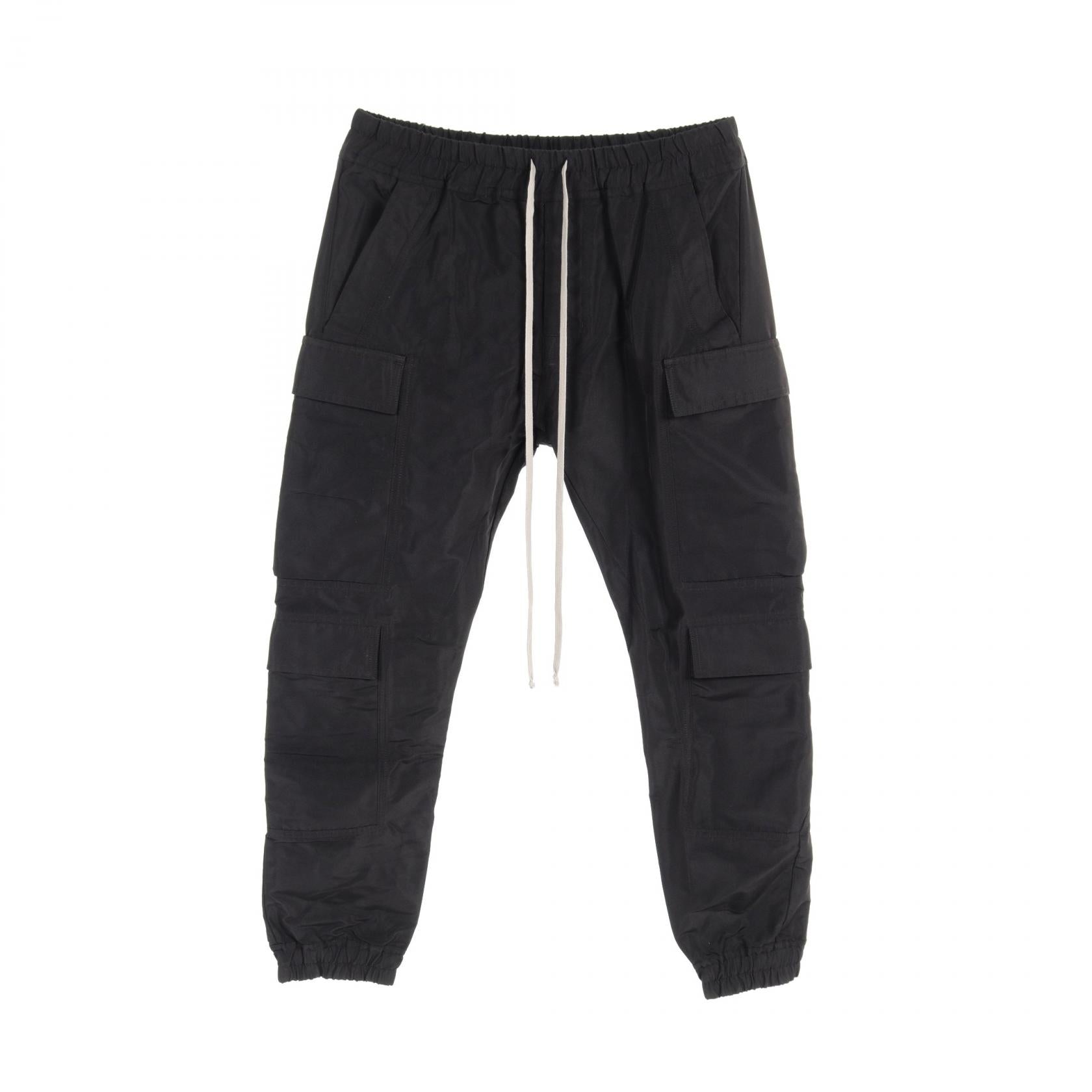 Rick Owens Mastodon Megacargo Pants Polyester Black