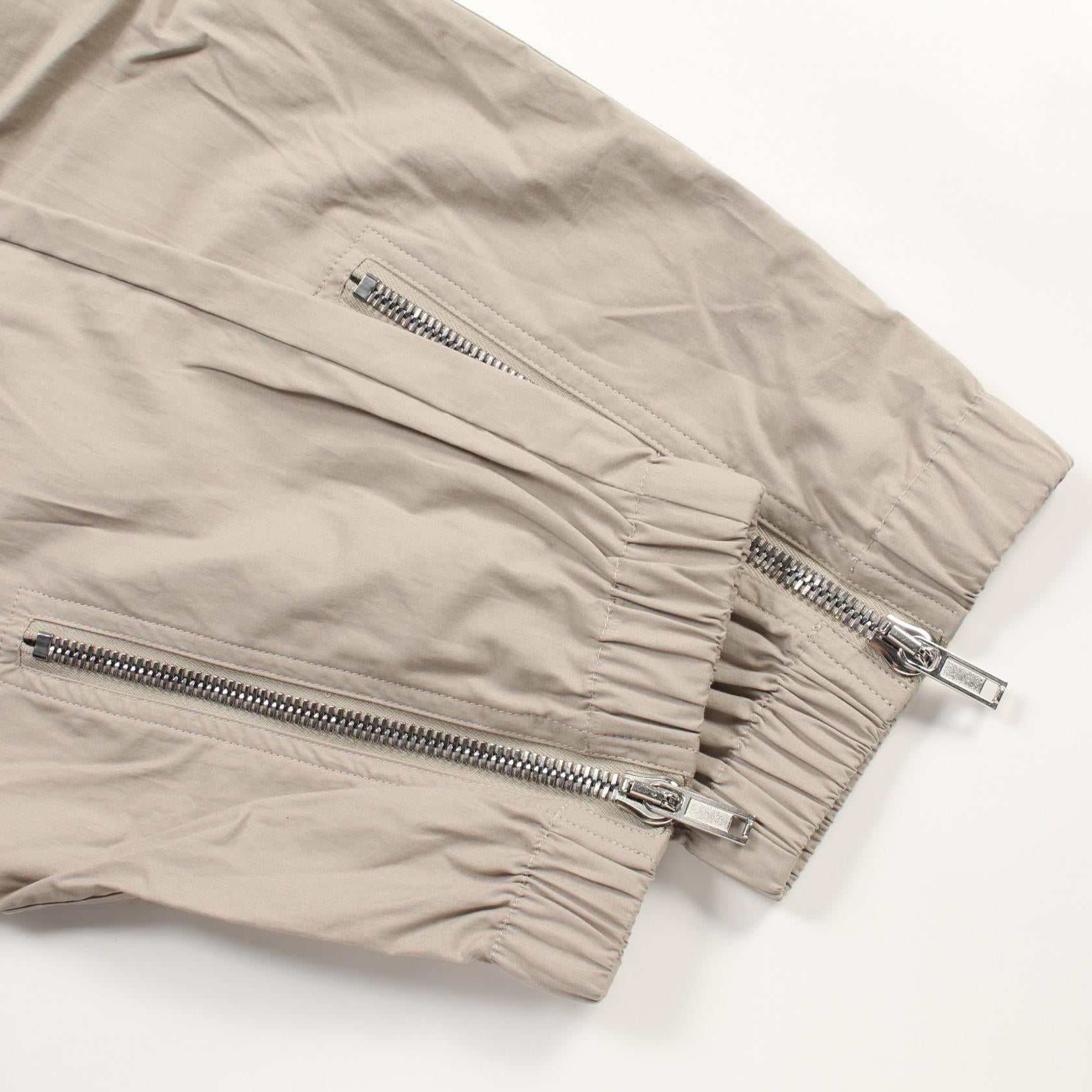 Rick Owens Cotton Track Pants Beige