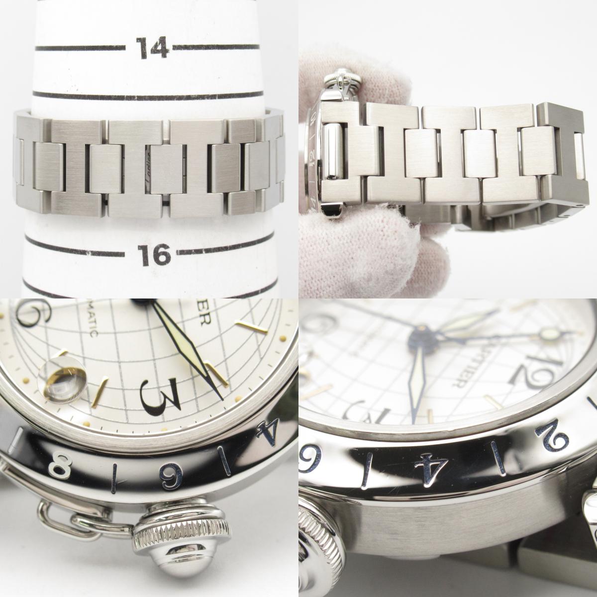 Cartier Pasha C Meridian Stainless Steel Watch W31029M7