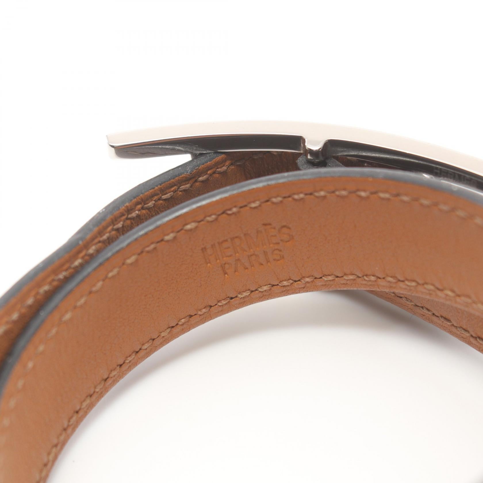 Hermes  Behapi Double Tour Bracelet Leather Bracelet in Great Condition