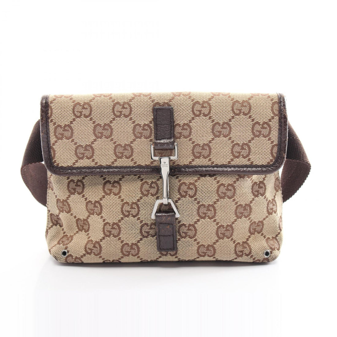 Gucci Canvas Leather Waist Bag 92543