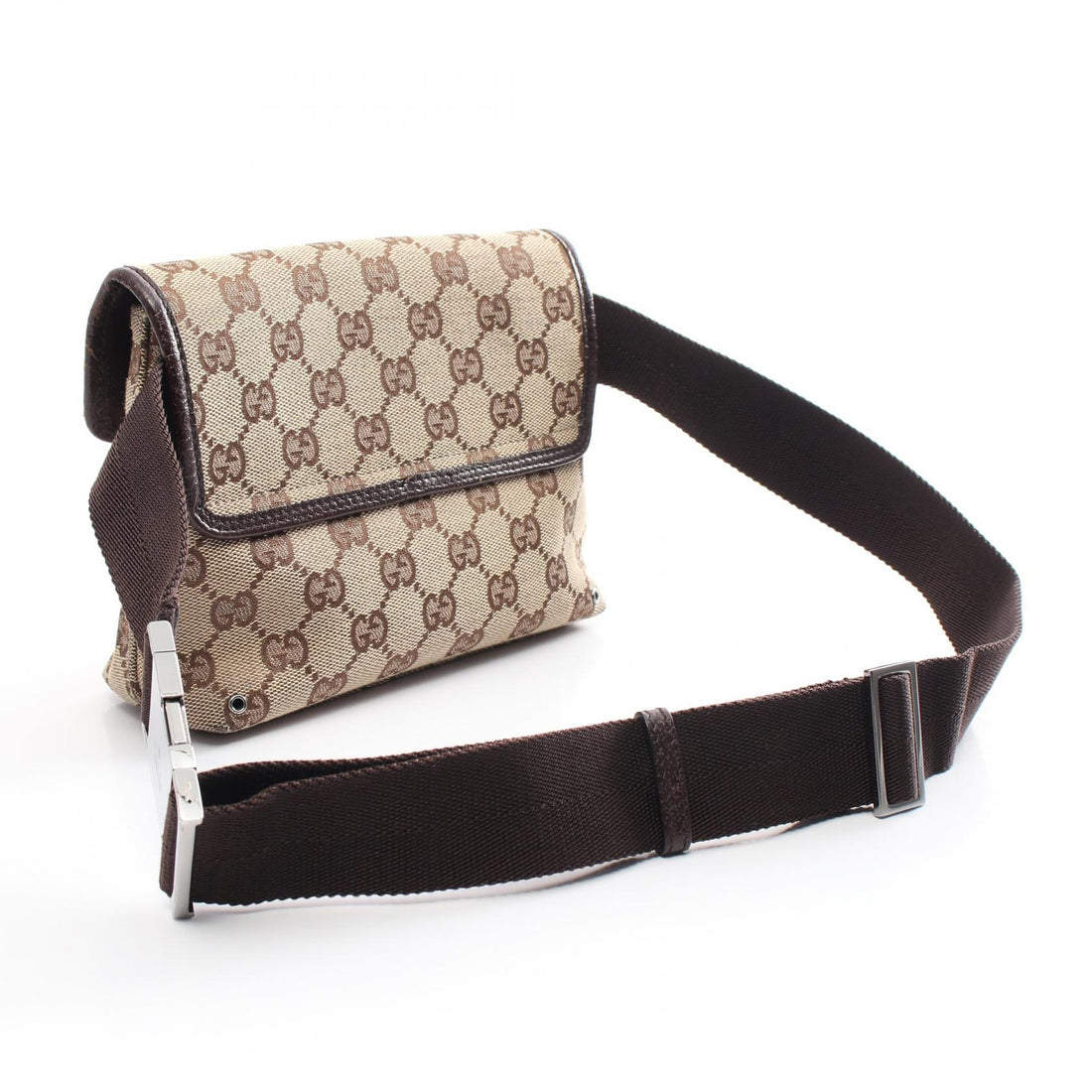 Gucci Canvas Leather Waist Bag 92543