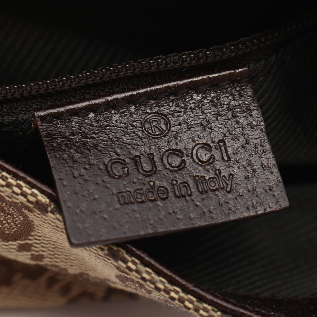 Gucci Canvas Leather Waist Bag 92543