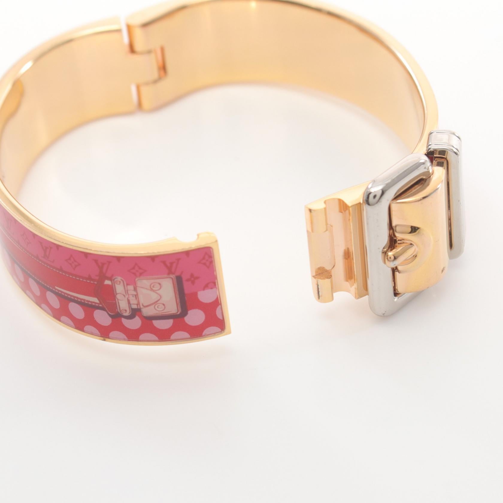 Louis Vuitton Brasserie LV Confidential Bracelet Metal Hair Accessory M63133 in Great Condition