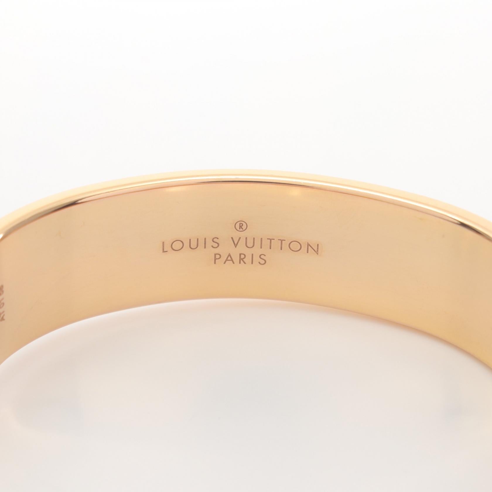 Louis Vuitton Brasserie LV Confidential Bracelet Metal Hair Accessory M63133 in Great Condition