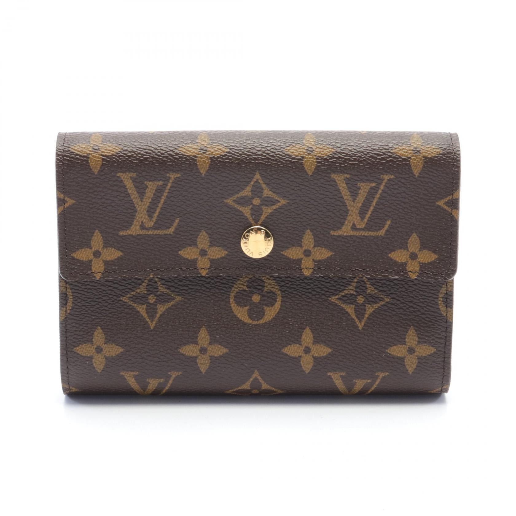 Louis Vuitton Alexandra Trifold Wallet Brown M60047