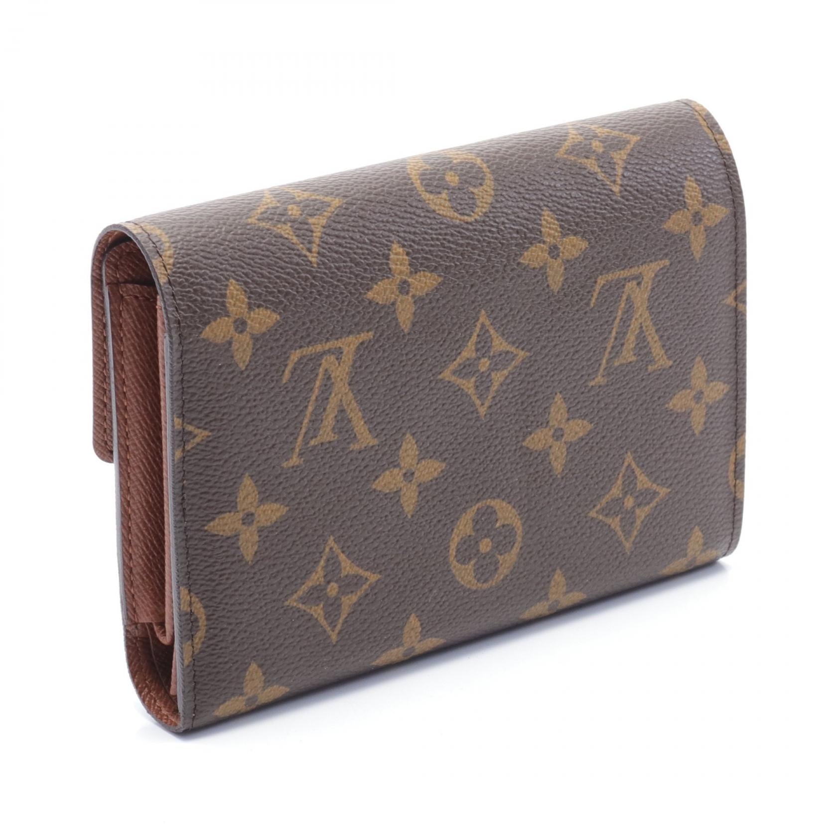 Louis Vuitton Alexandra Trifold Wallet Brown M60047