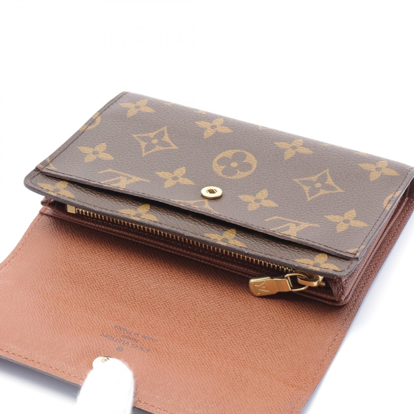 Louis Vuitton Alexandra Trifold Wallet Brown M60047