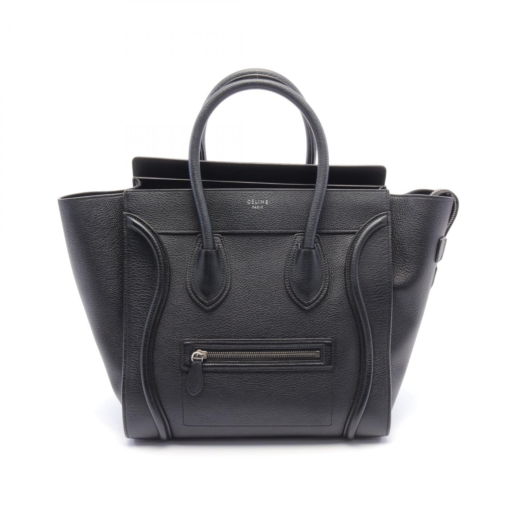 Celine Luggage Mini Shopper Leather Handbag