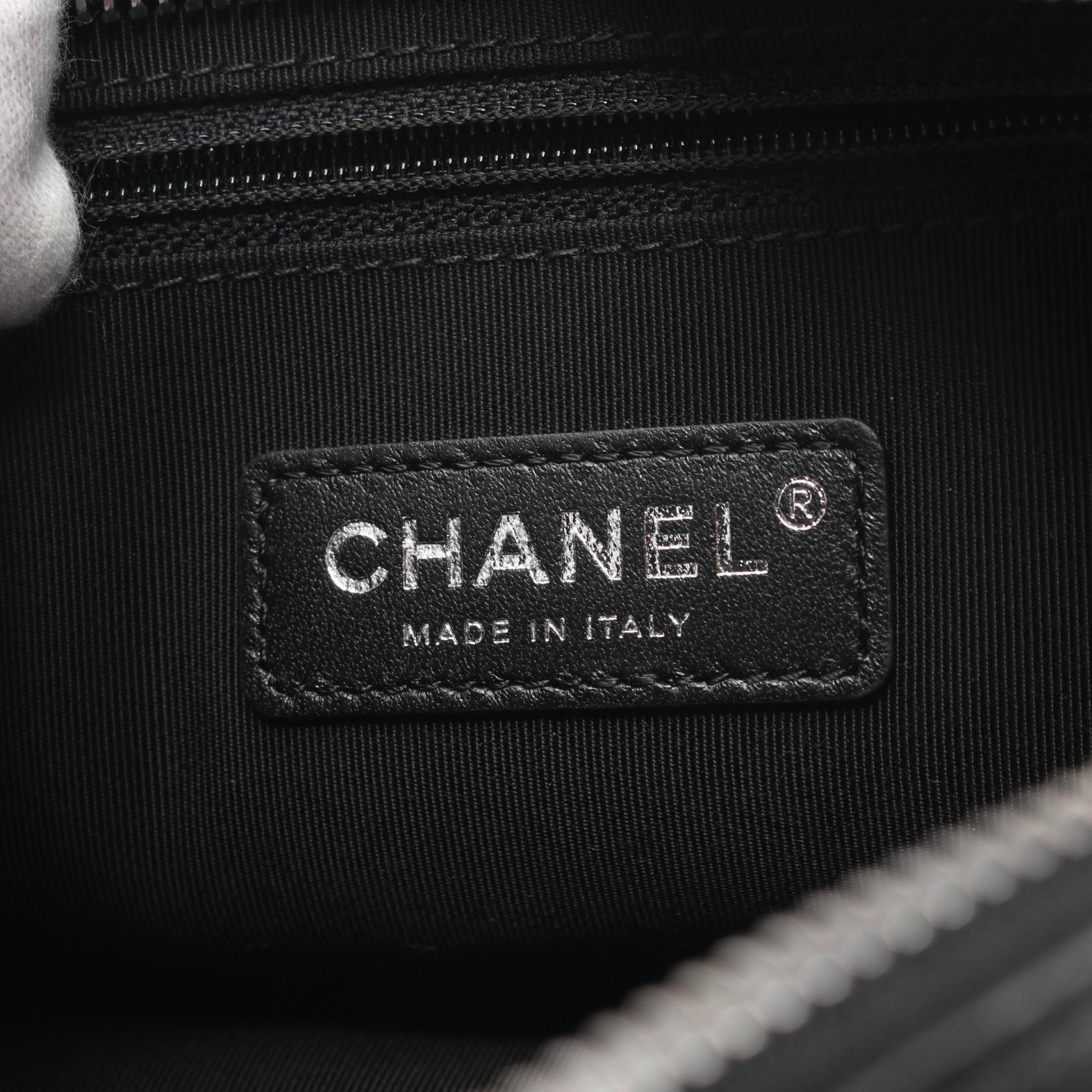 Chanel Leather Shoulder Bag Black