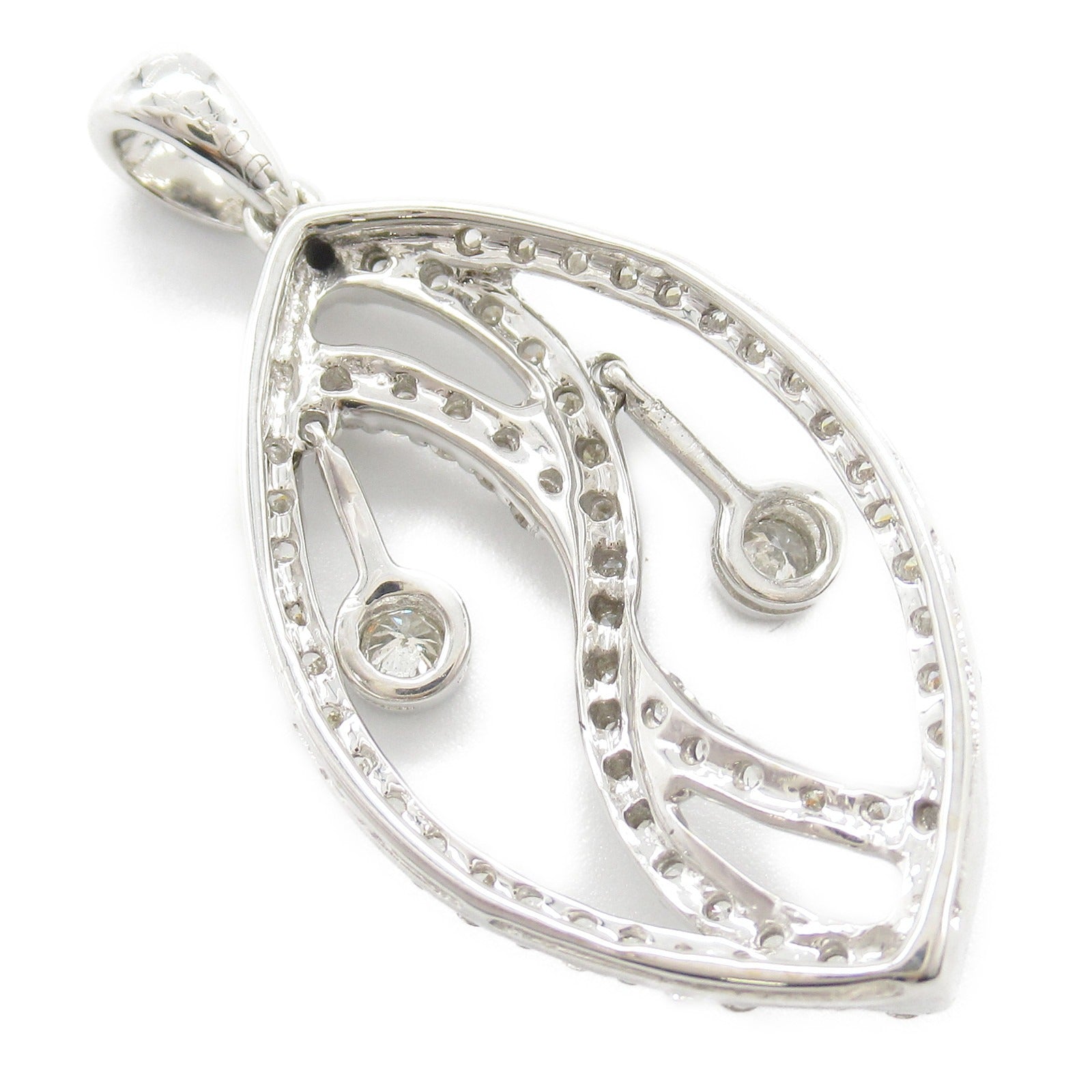 Diamond Pendant Top K18WG White Gold