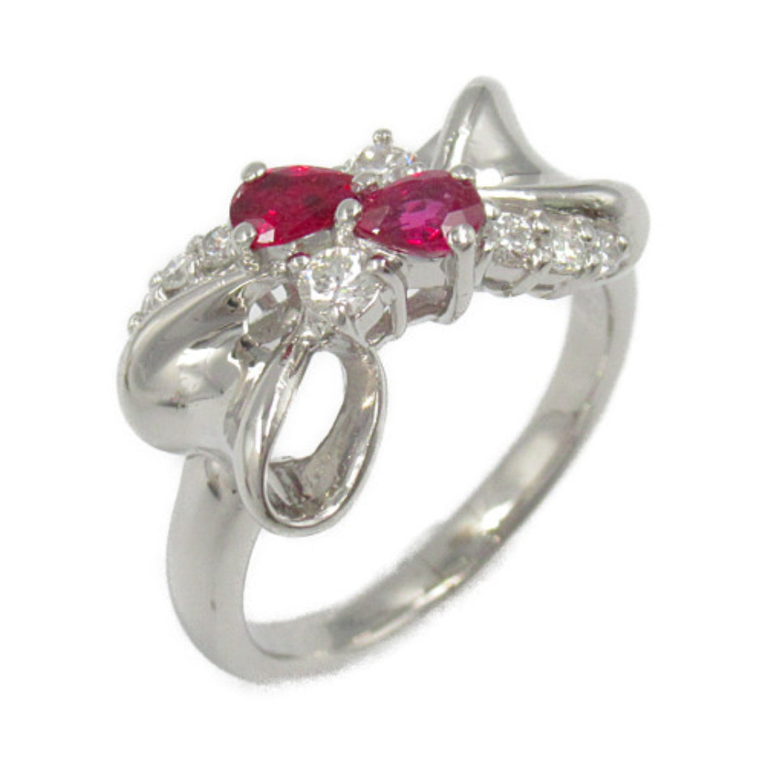 Platinum Ruby Diamond Ring Jewelry