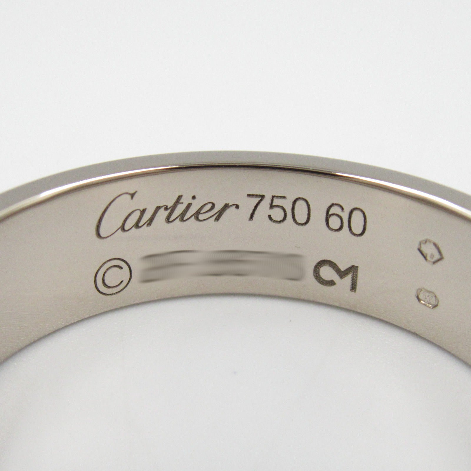 Cartier Love Ring K18WG White Gold