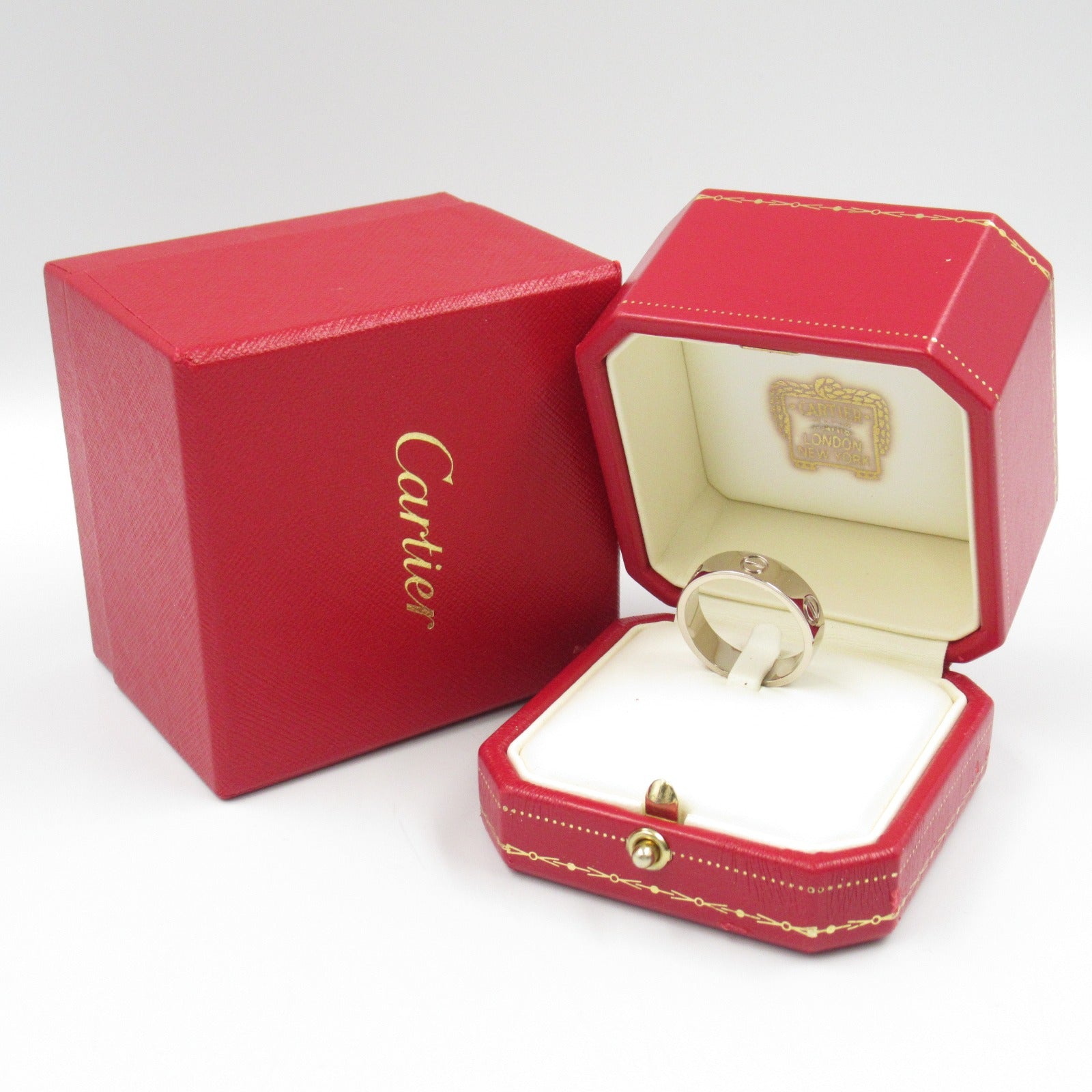 Cartier Love Ring K18WG White Gold