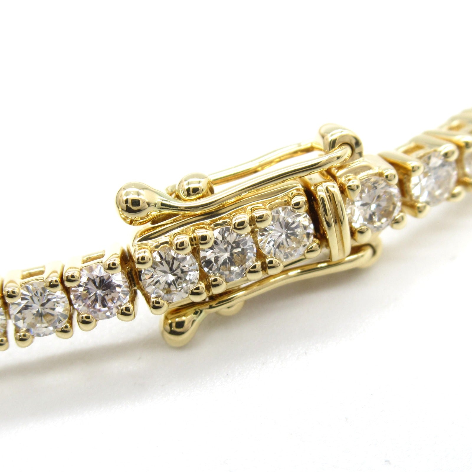 K18 Yellow Gold Diamond Bracelet Jewelry