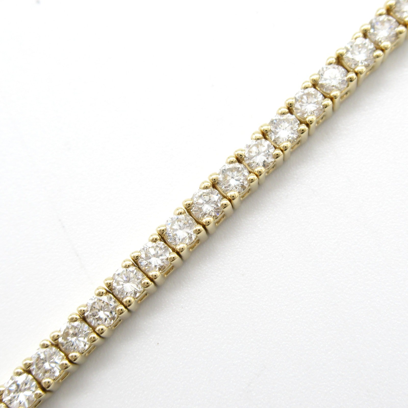 K18 Yellow Gold Diamond Bracelet Jewelry