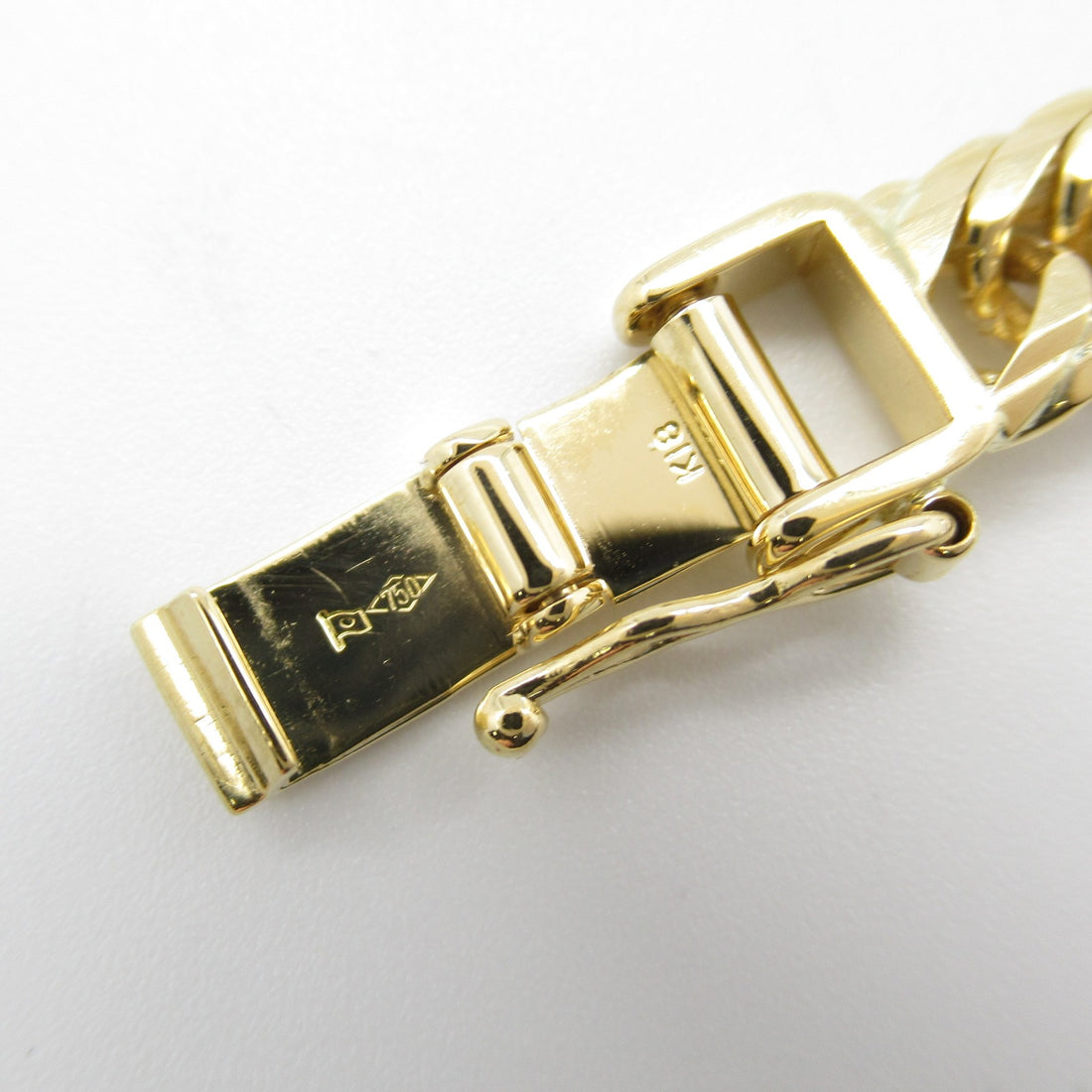 K18 Yellow Gold 8 Men T Bracelet