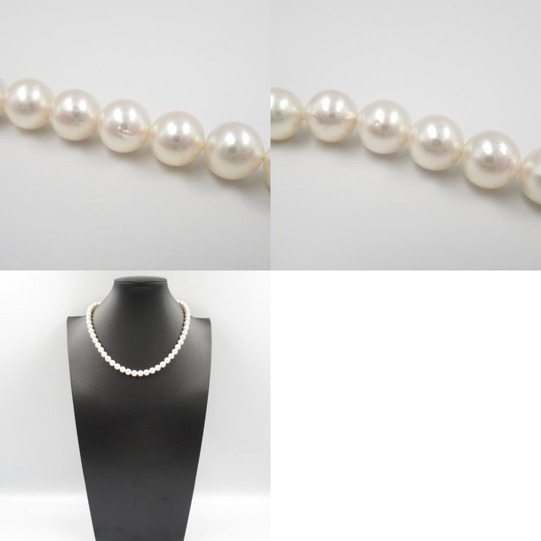 Jewelry Pearl Necklace Earring Set Silver925 K14WG