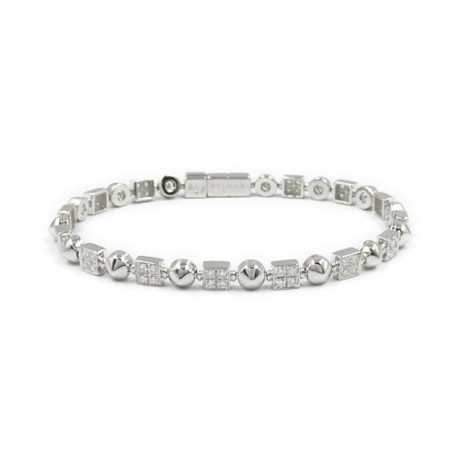 Bvlgari Lucia Diamond Bracelet K18WG