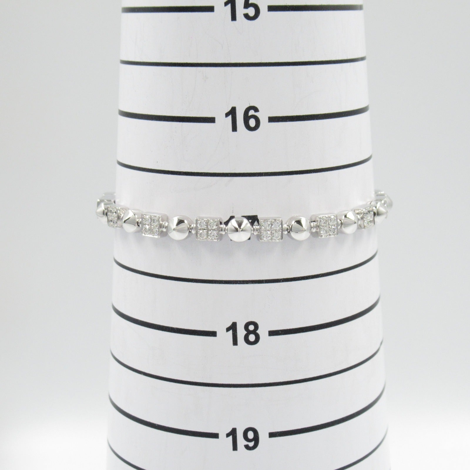 Bvlgari Lucia Diamond Bracelet K18WG