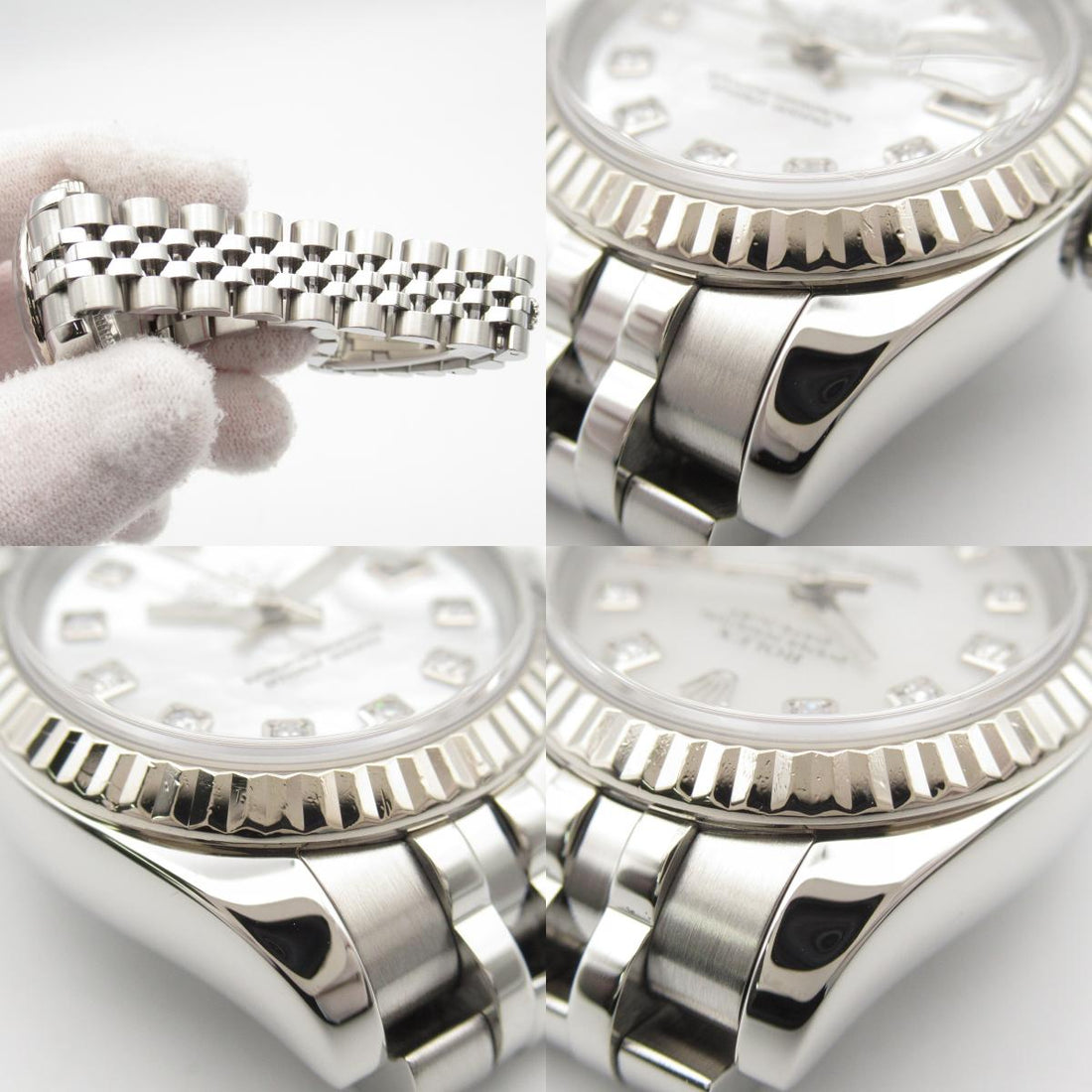 Rolex Datejust 10P Diamond Watch 179174NG