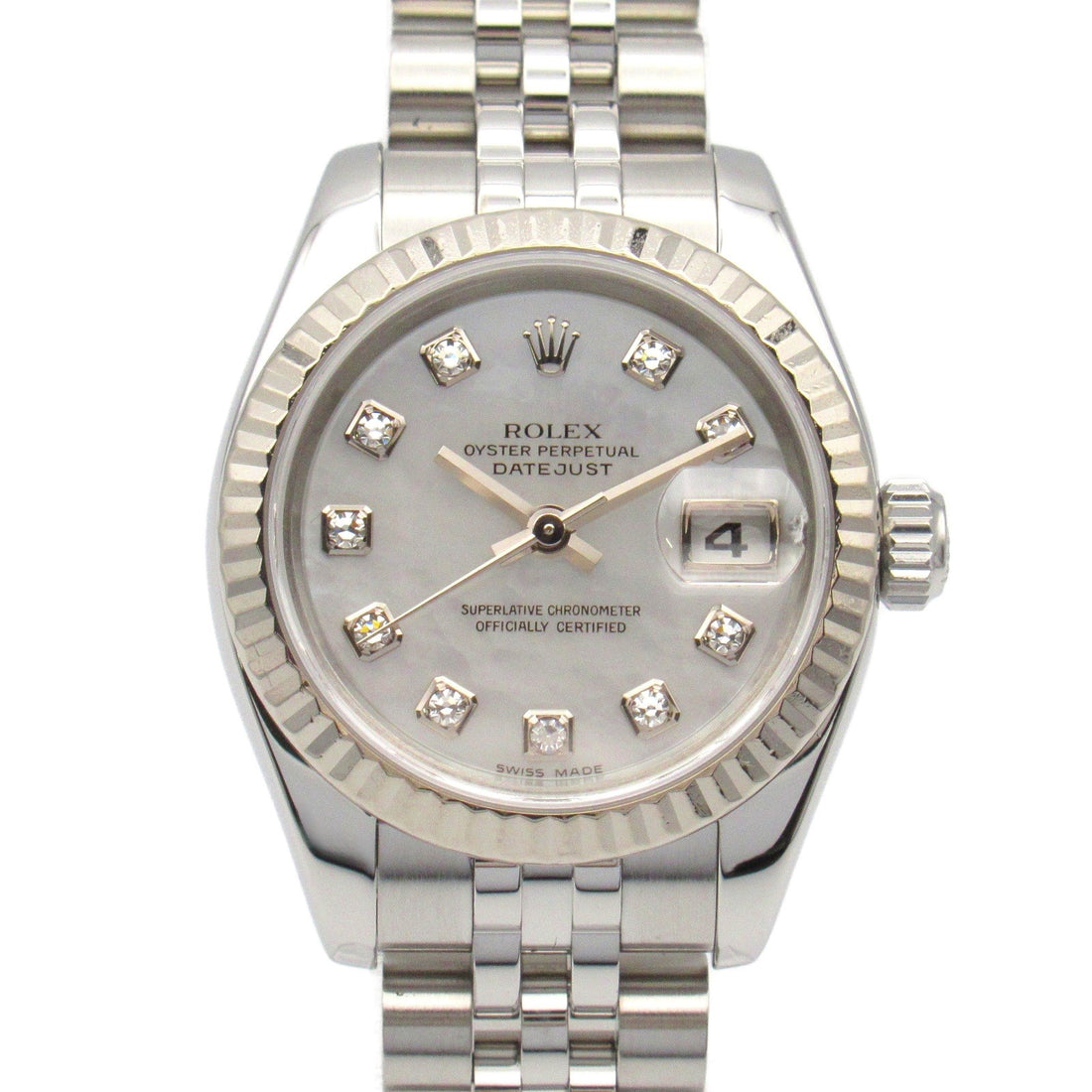 Rolex Datejust 10P Diamond Watch 179174NG