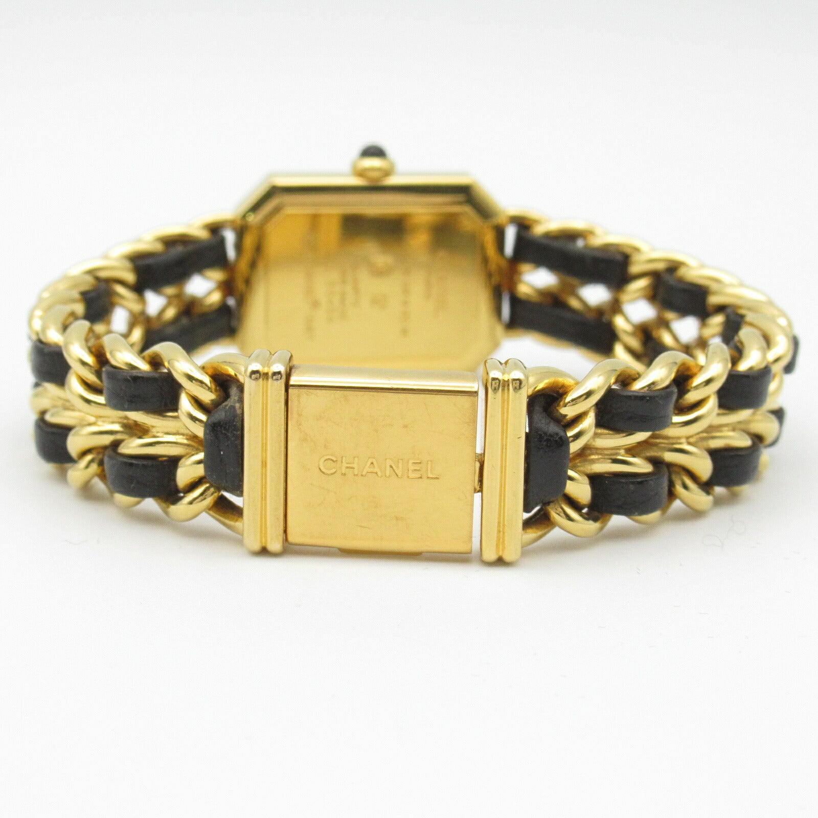 Chanel Premiere L Watch Gold Plated Leather H0001